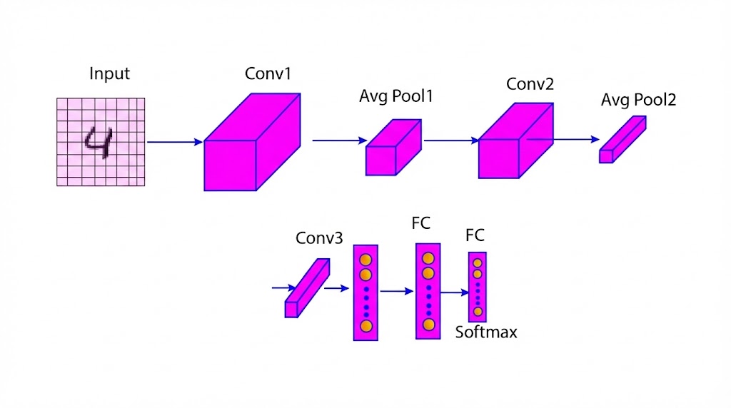 Pictorial Representation Of LeNet-5 Architecture